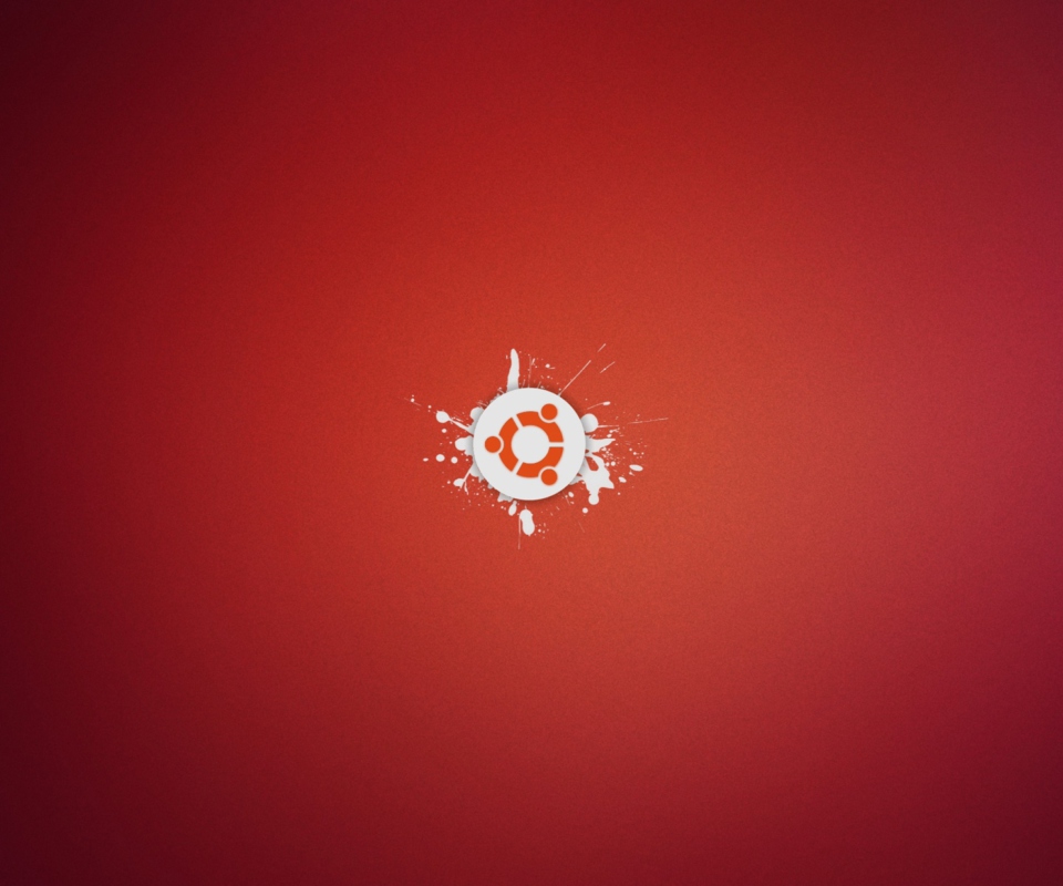 Das Ubuntu Logo Wallpaper 960x800