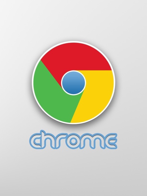 Das Chrome Browser Wallpaper 480x640