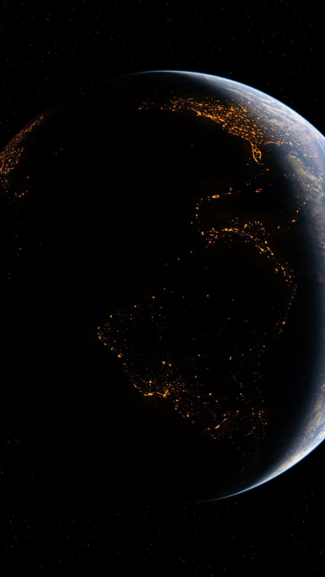 Das Space Atmosphere Wallpaper 640x1136
