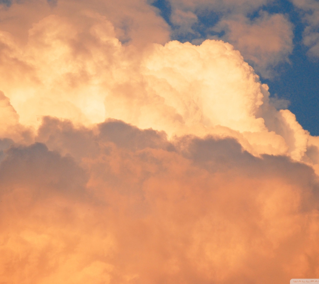 Das Clouds At Sunset Wallpaper 1080x960