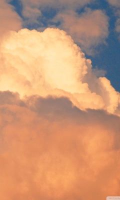 Das Clouds At Sunset Wallpaper 240x400