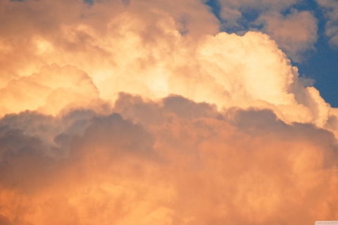 Clouds At Sunset wallpaper 480x320