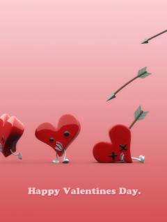 Fondo de pantalla Happy Valentine's Day 240x320