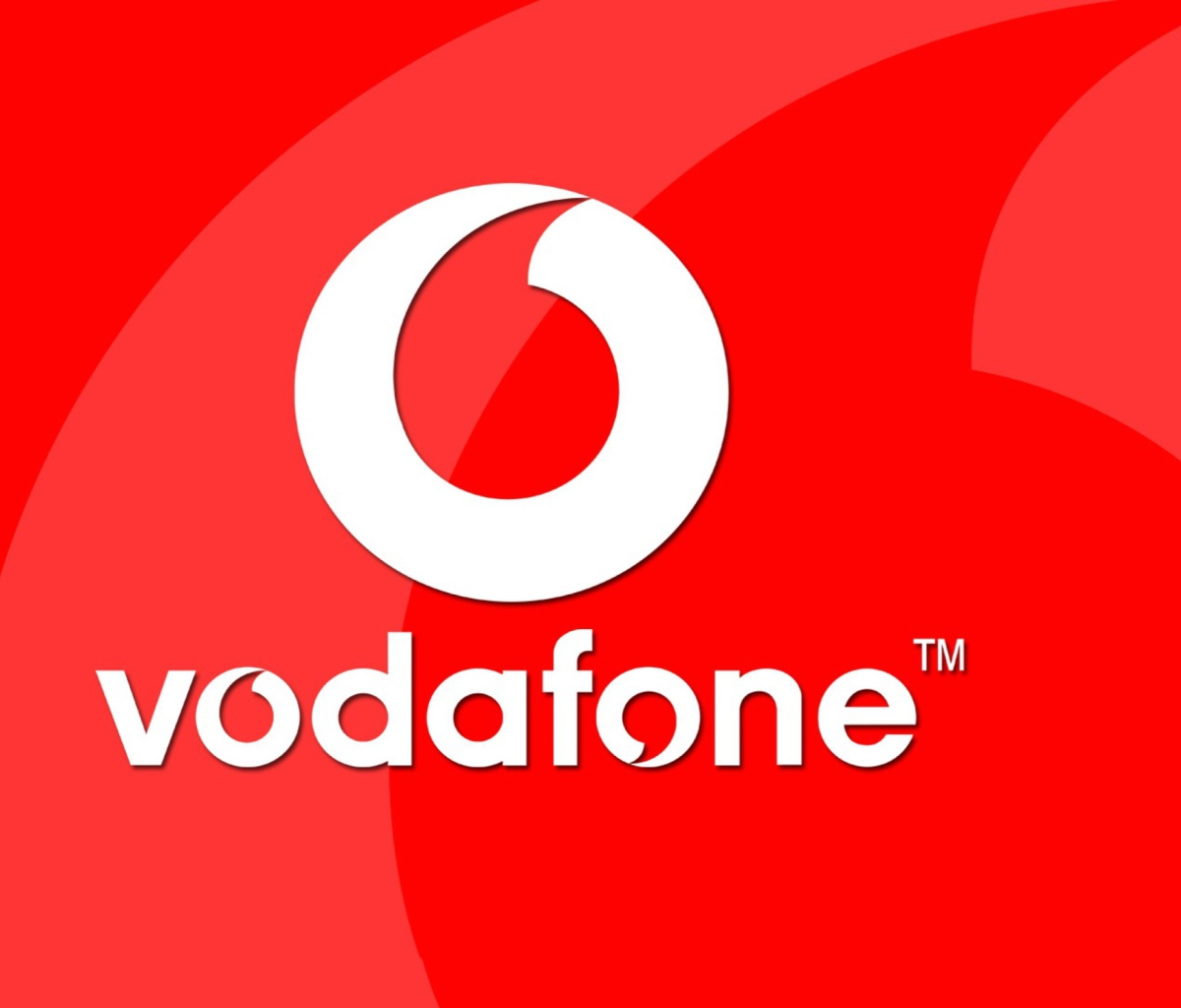 Das Vodafone Logo Wallpaper 1200x1024