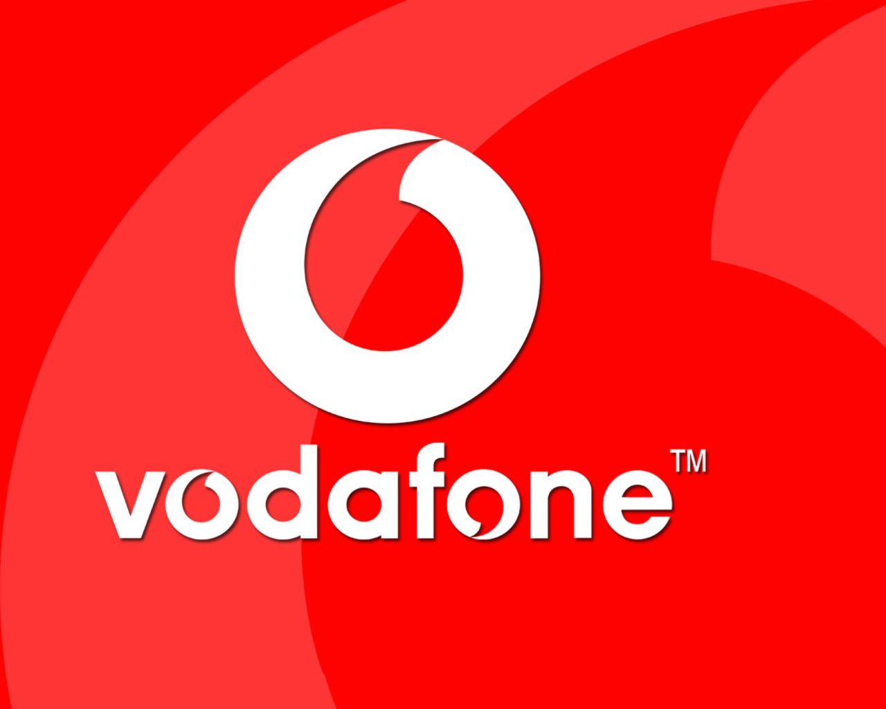 Das Vodafone Logo Wallpaper 1280x1024