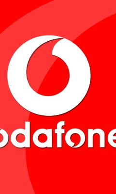 Das Vodafone Logo Wallpaper 240x400