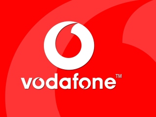 Das Vodafone Logo Wallpaper 320x240