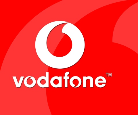 Das Vodafone Logo Wallpaper 480x400