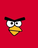 Red Angry Bird wallpaper 128x160