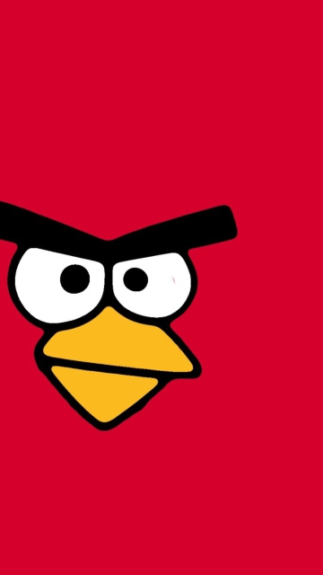 Fondo de pantalla Red Angry Bird 360x640