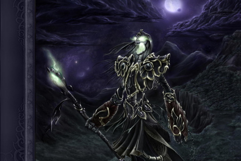 Undead Lich wallpaper 480x320