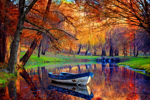 September Autumn River screenshot #1 480x320