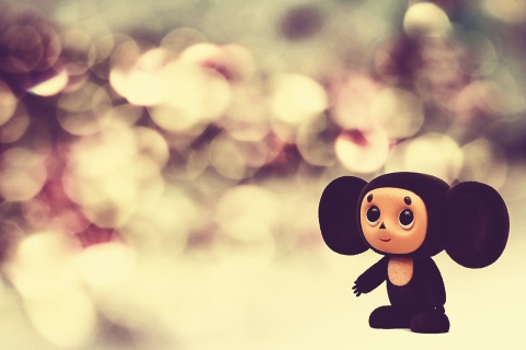 Cheburashka Russian Toy wallpaper 480x320