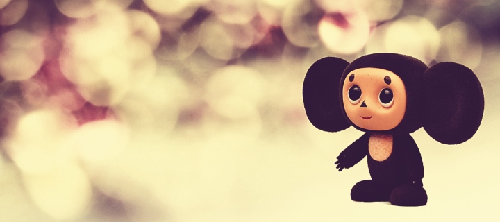 Cheburashka Russian Toy wallpaper 720x320