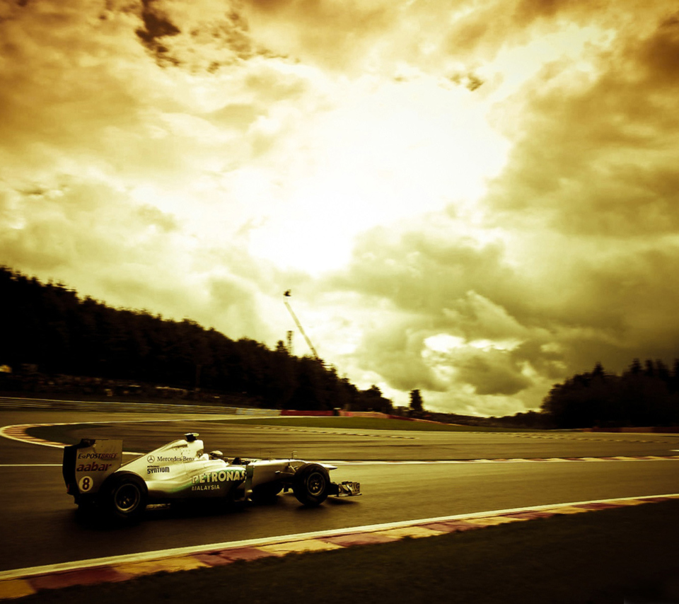 Screenshot №1 pro téma Mercedes GP F1 960x854