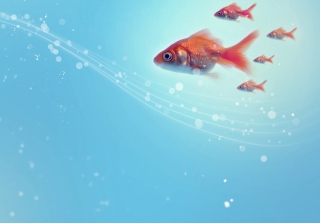 Goldfish - Obrázkek zdarma pro Samsung Galaxy Tab 3