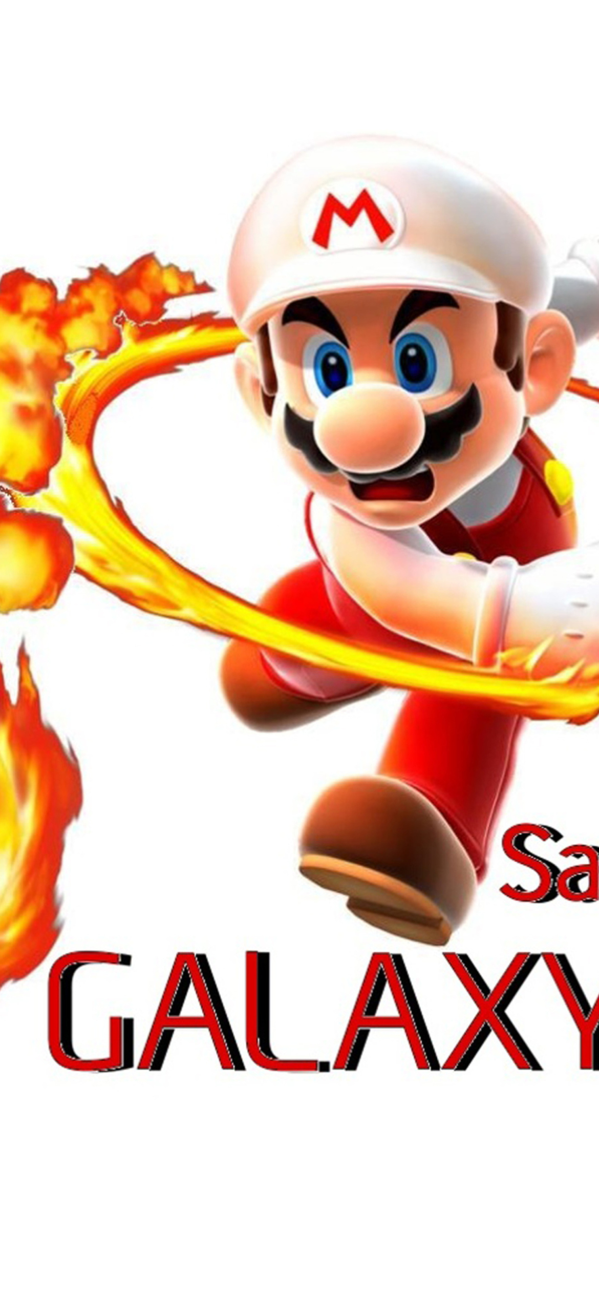 Das Mario Fire Game Wallpaper 1170x2532