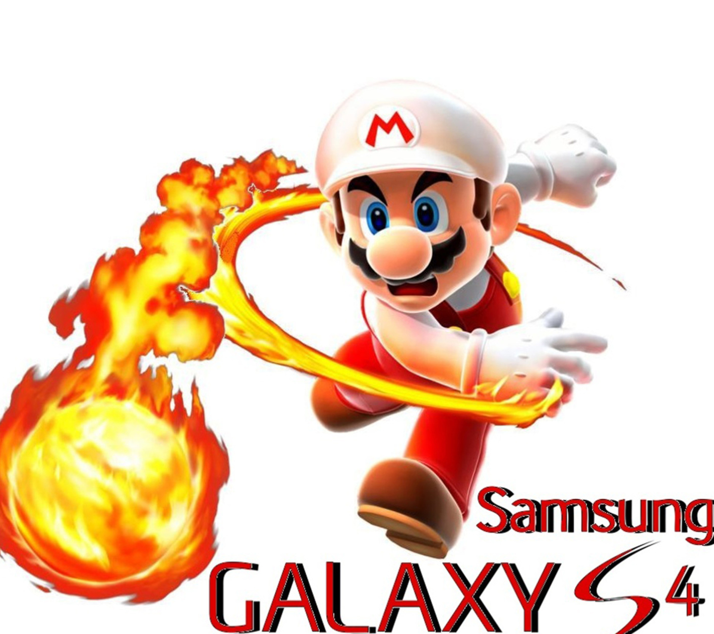 Fondo de pantalla Mario Fire Game 1440x1280
