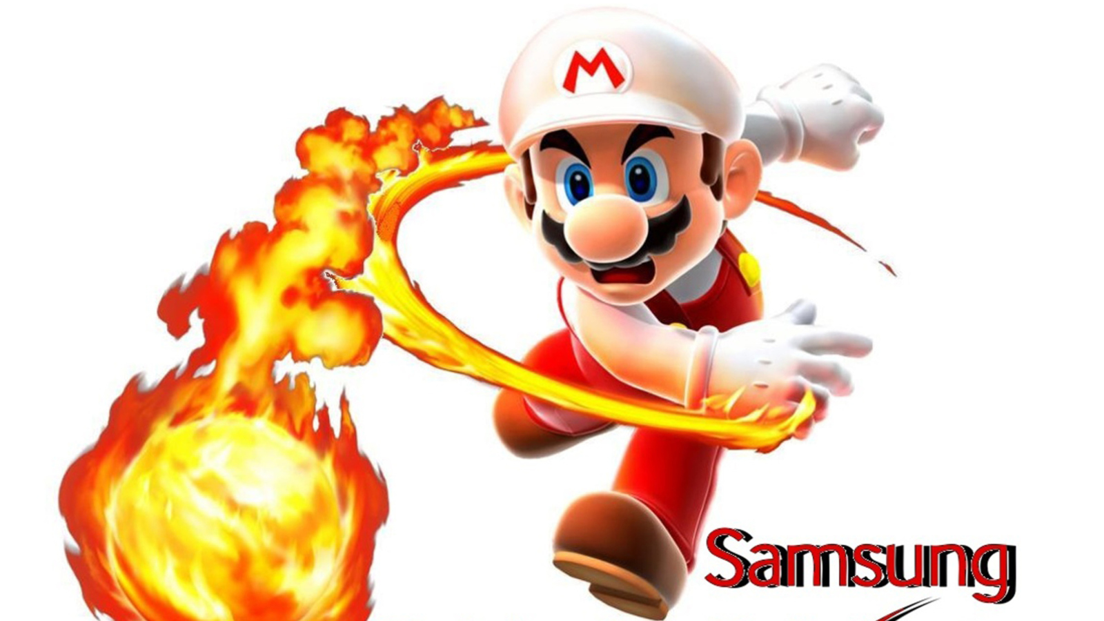 Fondo de pantalla Mario Fire Game 1600x900