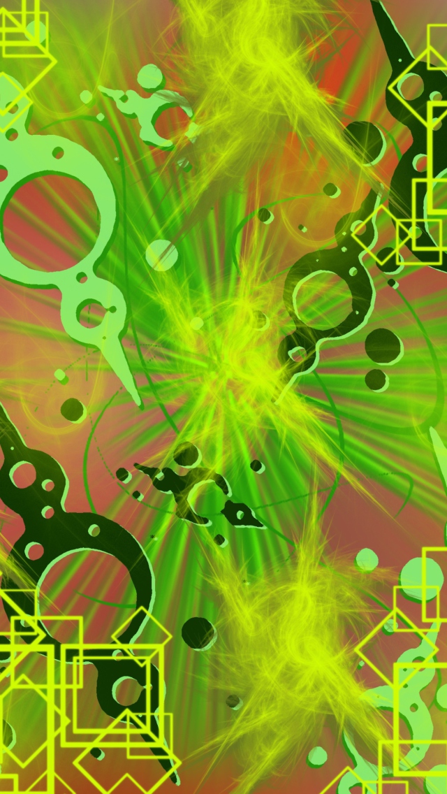 Abstract Green screenshot #1 640x1136