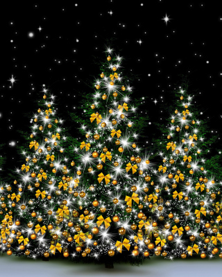 Christmas Trees in Light - Obrázkek zdarma pro 640x1136