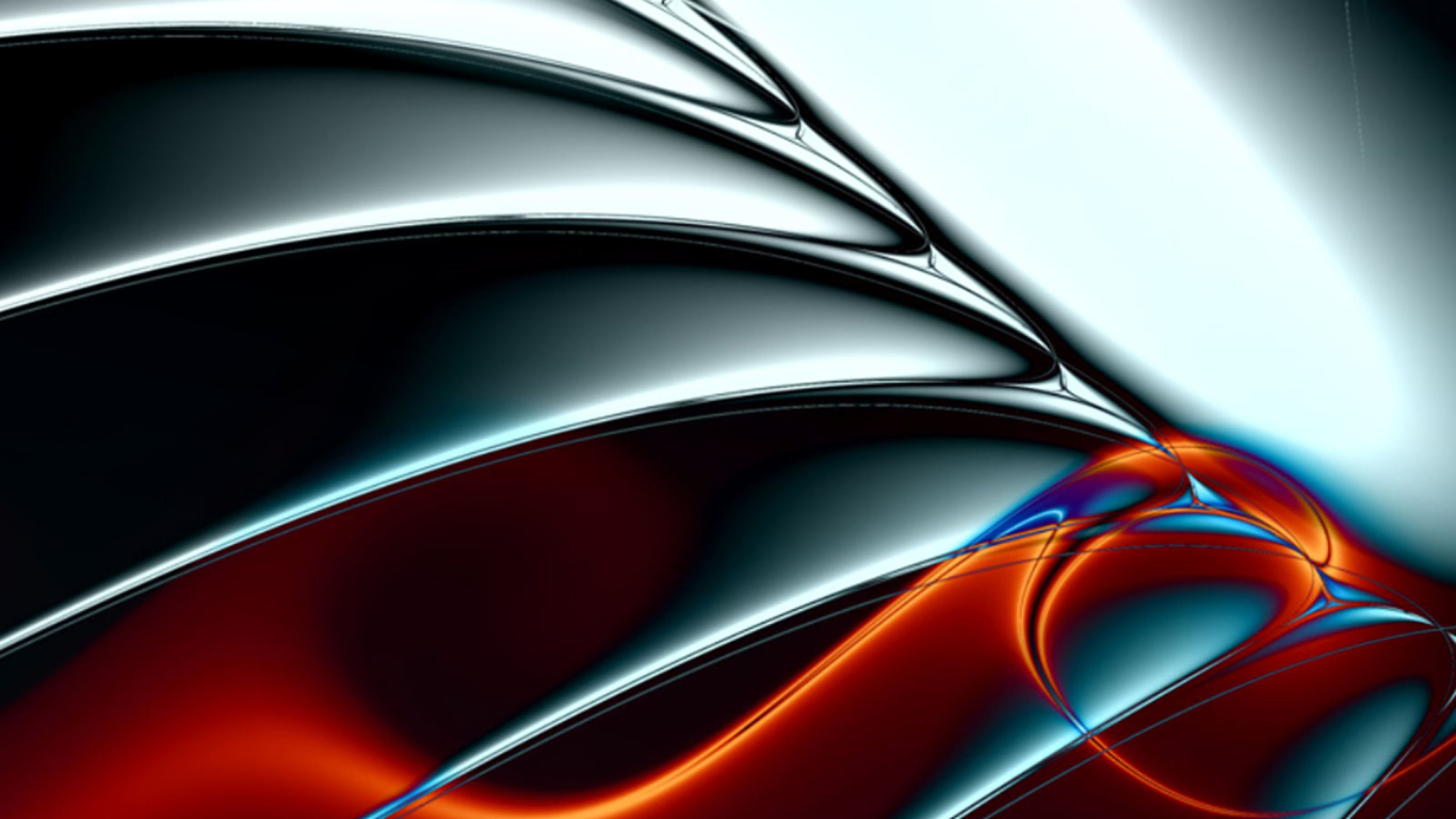 Screenshot №1 pro téma Abstract Wing 1366x768