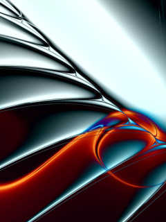 Abstract Wing wallpaper 240x320