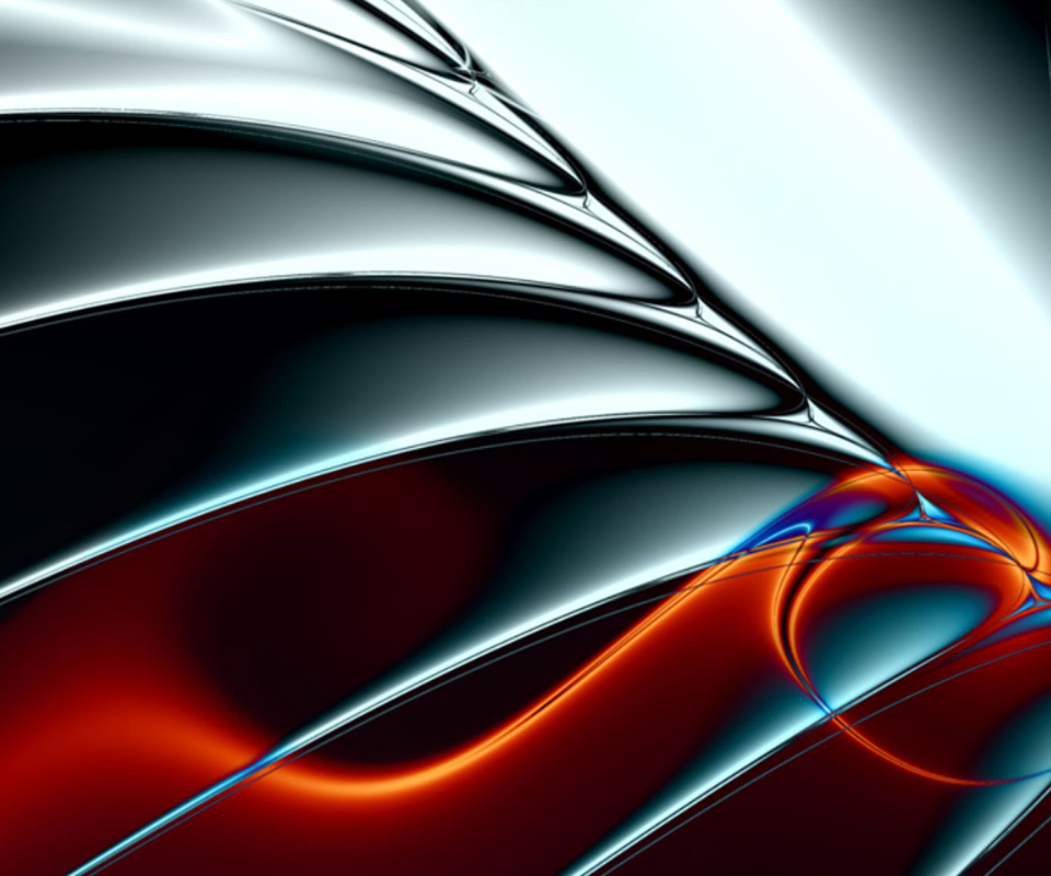 Abstract Wing wallpaper 960x800
