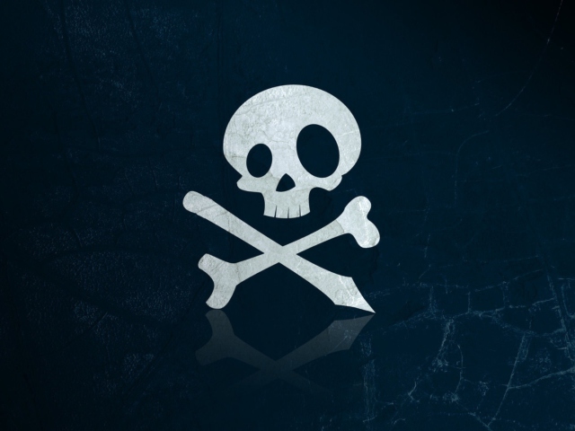 Fondo de pantalla Skull And Bones 640x480