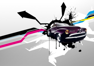 Abstract Car - Obrázkek zdarma pro Nokia X2-01