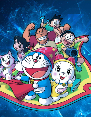 Doraemon - Obrázkek zdarma pro 128x160