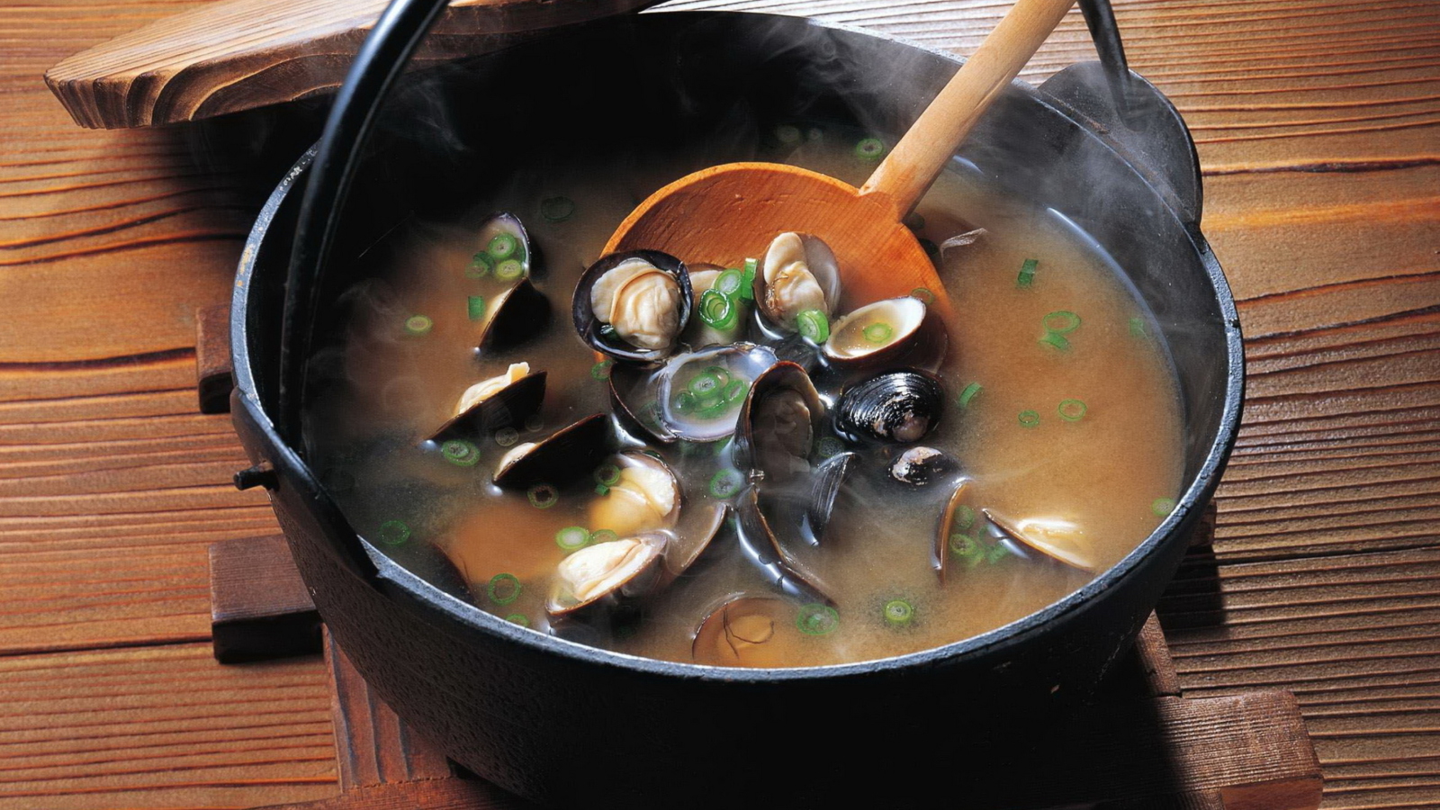 Fondo de pantalla Mussels Soup 1600x900