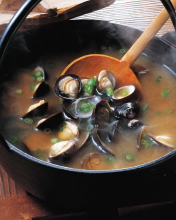 Обои Mussels Soup 176x220