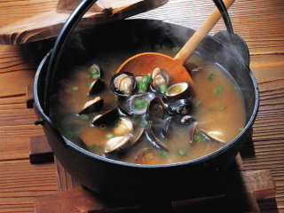 Sfondi Mussels Soup 320x240