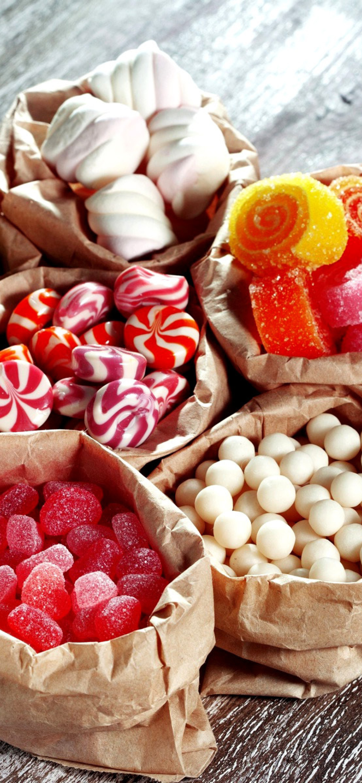 Fondo de pantalla Marshmallows Sweets 1170x2532