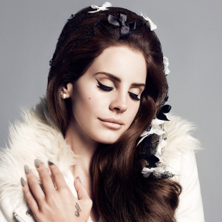 Kostenloses Lana Del Rey Portrait Wallpaper für iPad