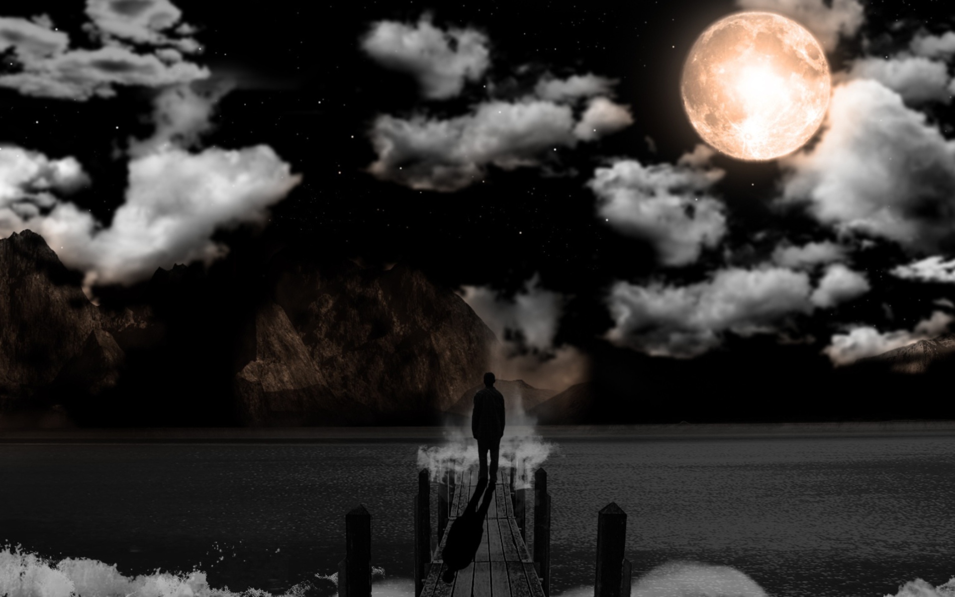 Moonlight Night screenshot #1 1920x1200