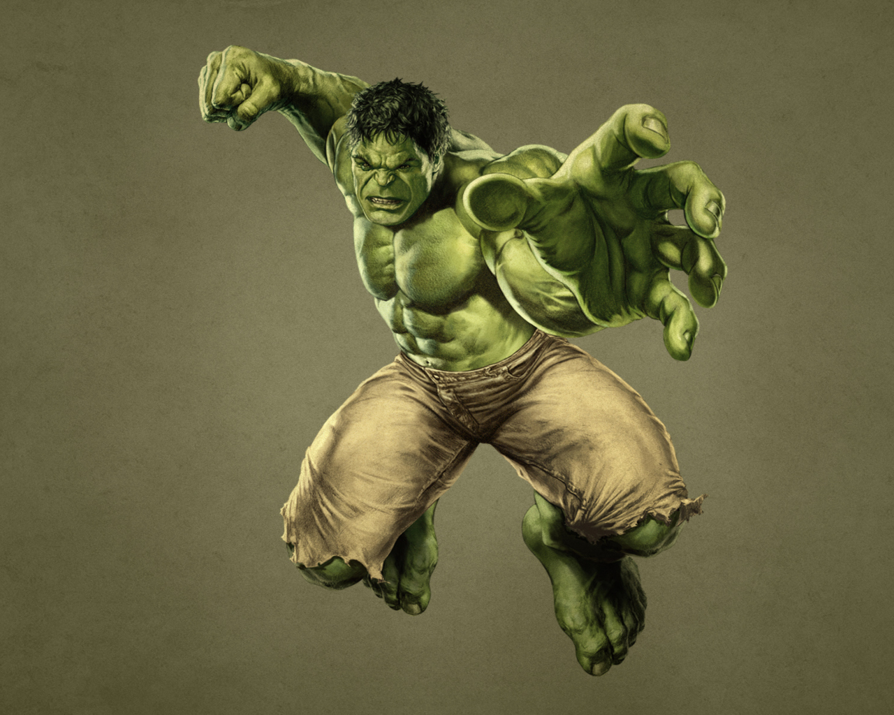 Обои Hulk 1280x1024