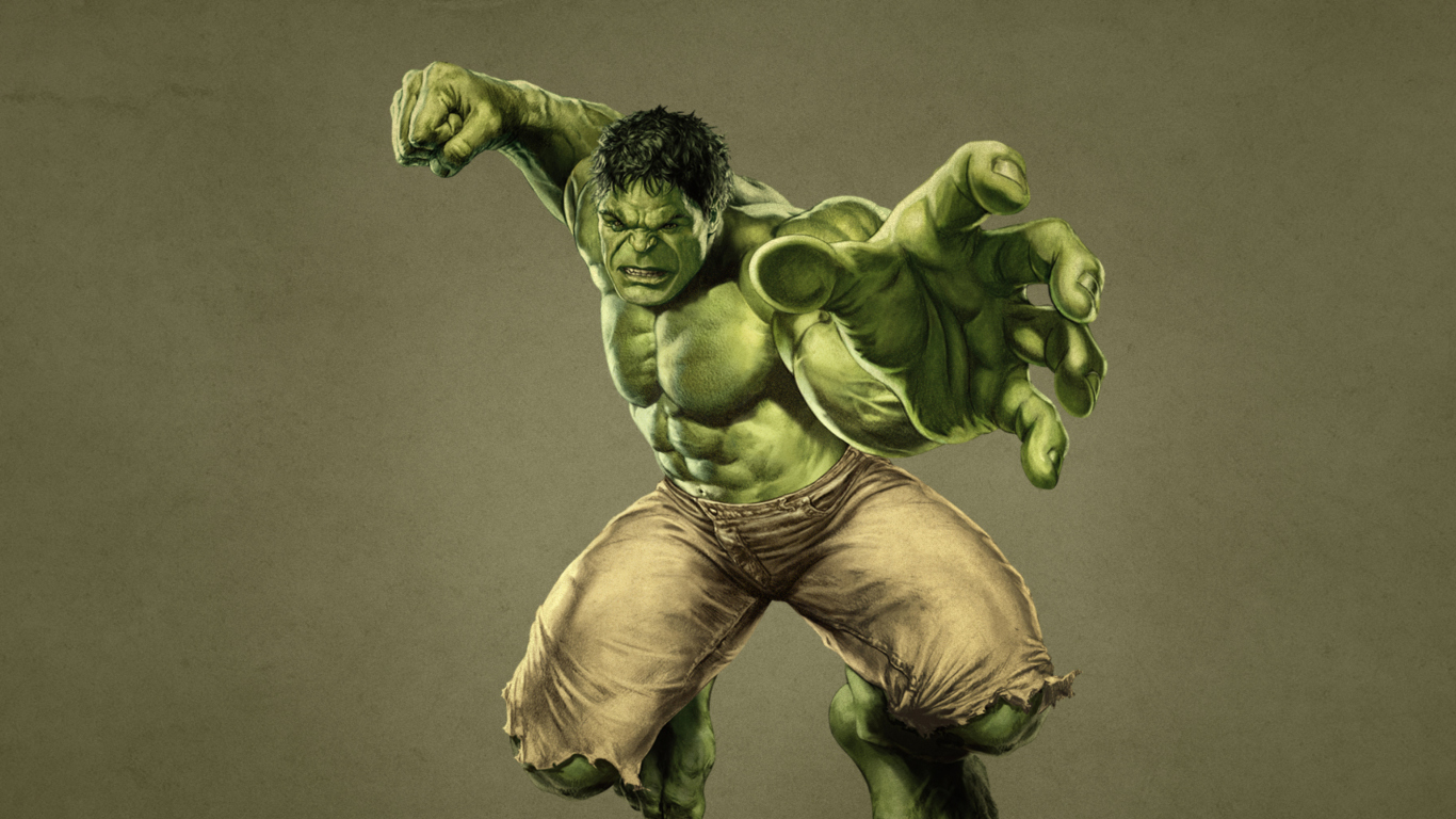 Hulk wallpaper 1366x768