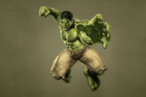 Fondo de pantalla Hulk 480x320