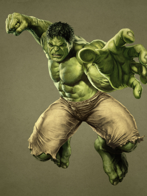 Fondo de pantalla Hulk 480x640