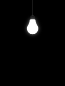 Sfondi Bulbs Dark Light 132x176