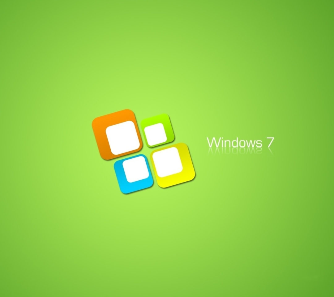 Das Windows 7 Wallpaper 1080x960