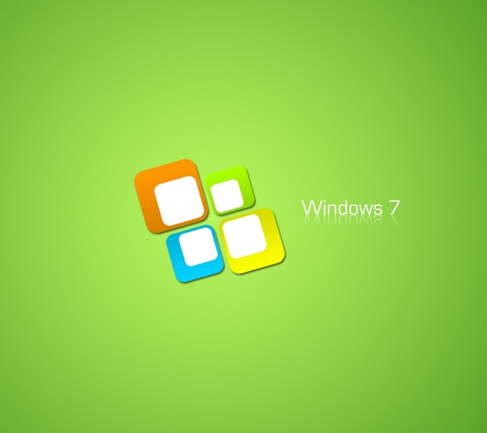 Das Windows 7 Wallpaper 960x854