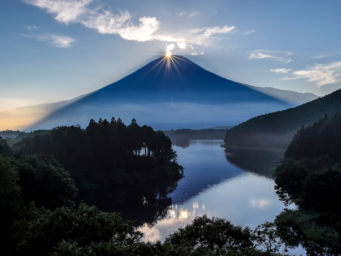 Screenshot №1 pro téma Japan, Volcano Fuji 1152x864