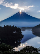 Japan, Volcano Fuji wallpaper 132x176