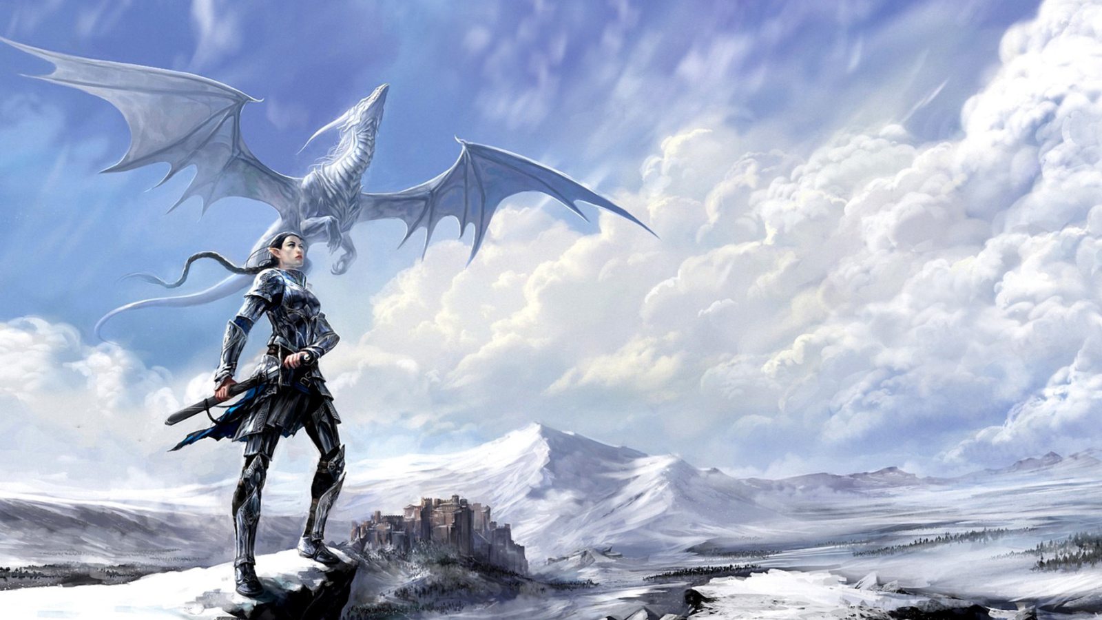 Arcane Elven Warrior in Armor screenshot #1 1600x900