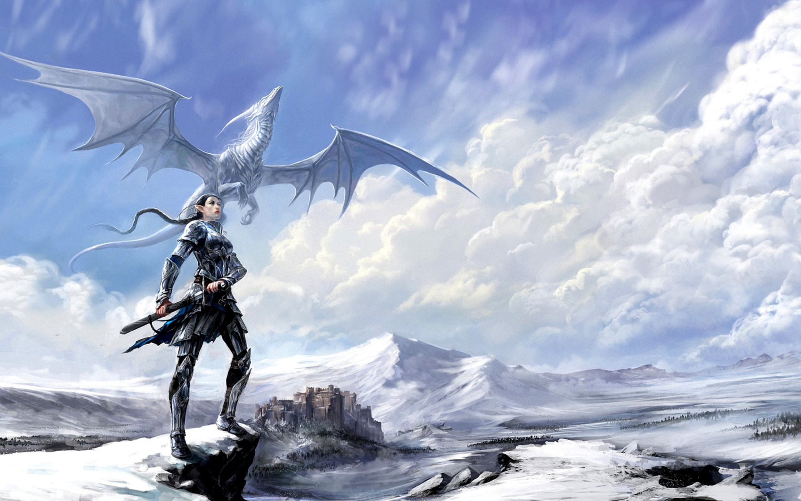 Arcane Elven Warrior in Armor screenshot #1 2560x1600