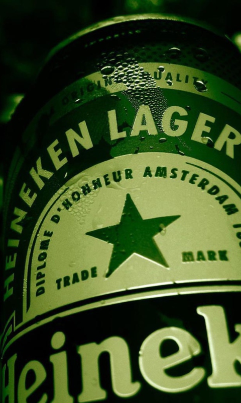 Heineken Lager Beer wallpaper 480x800