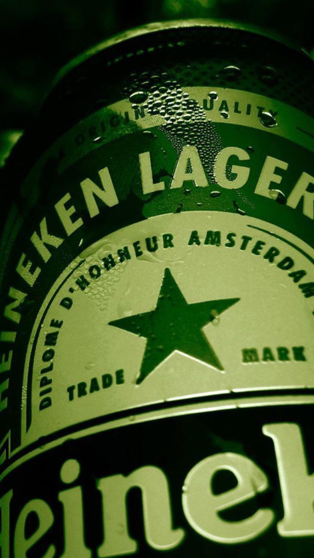 Обои Heineken Lager Beer 640x1136